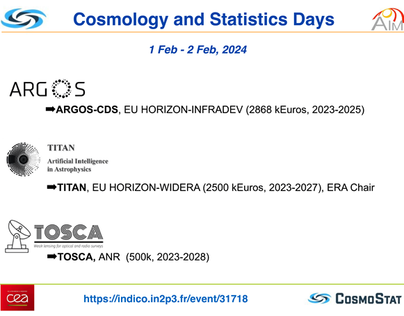 Cosmology and Statistics Days