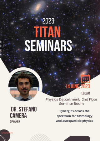 Seminar: Synergies across the spectrum for cosmology and astroparticle physics 