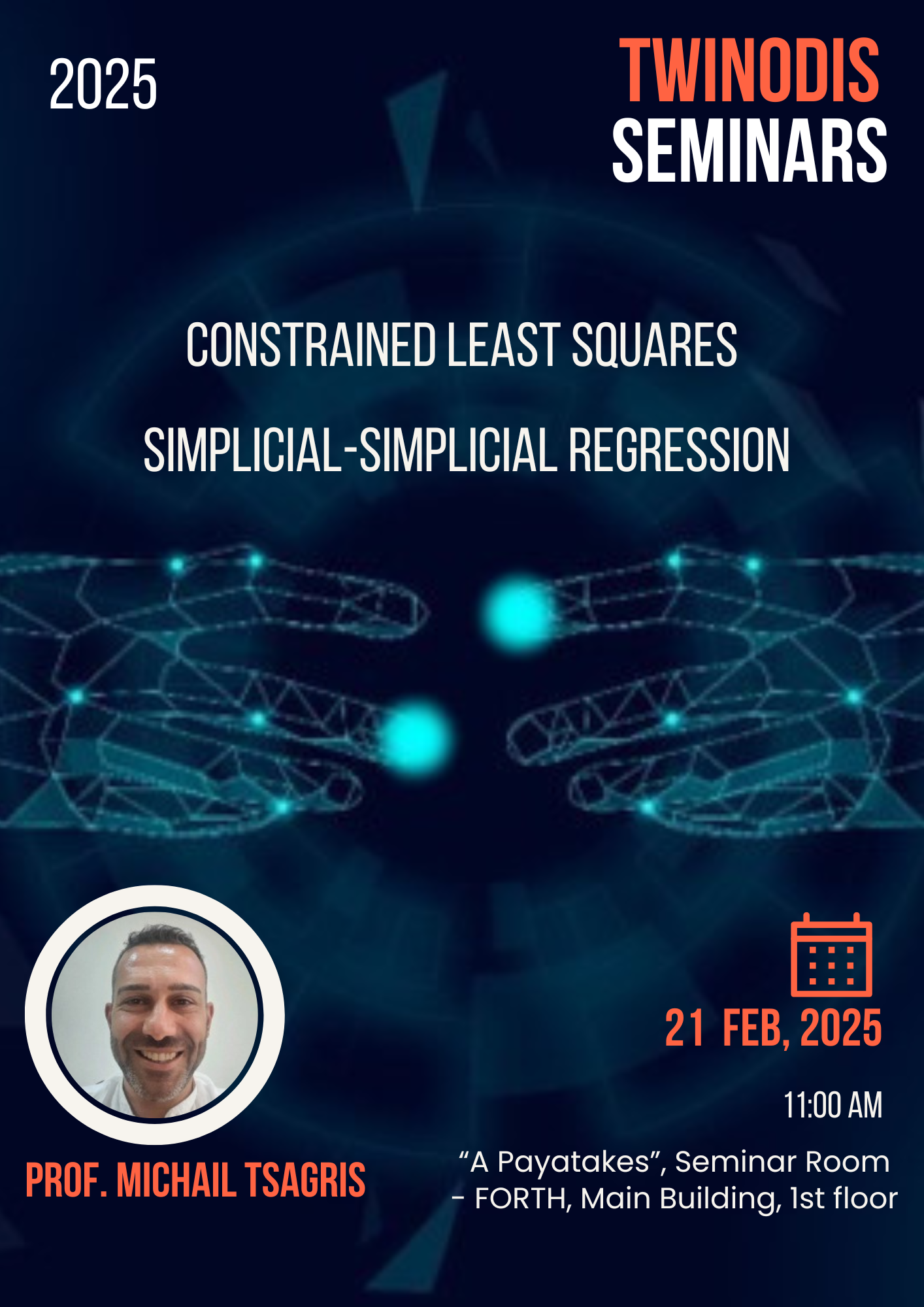 Constrained least squares simplicial-simplicial regression